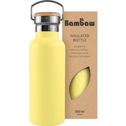 Bambaw Rozsdamentes acél termosz, 500 ml - Yellow Beam