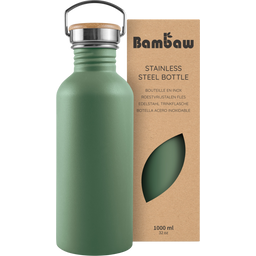 Bambaw Stainless Steel Bottle, 1000 ml  - Sage Green