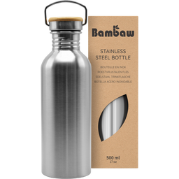 Bambaw Steklenica iz nerjavečega jekla, 500 ml