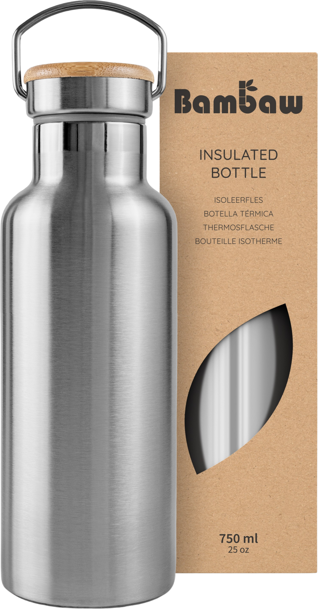 Bambaw Thermosflasche aus Edelstahl 750 ml