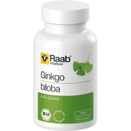 Raab Vitalfood GmbH Organic Ginkgo Biloba - 60 Capsules