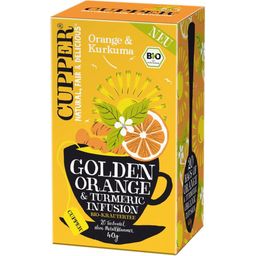 CUPPER Golden Orange & Tumeric Infusion Tea - 20 bustine