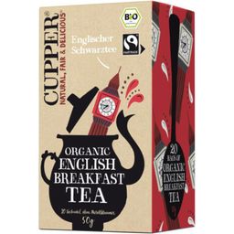 CUPPER Thé Noir Bio - English Breakfast - 20 sachets de thé