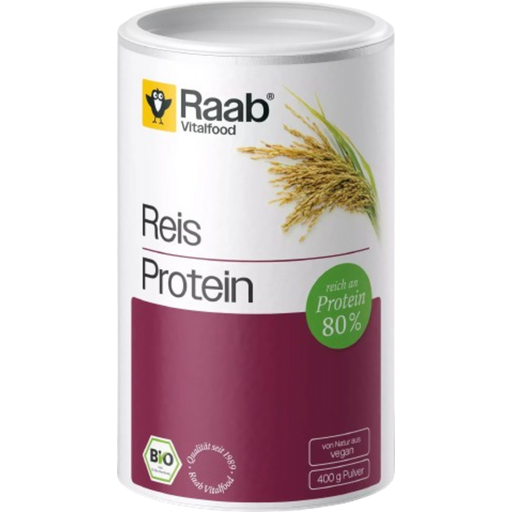 Raab Vitalfood GmbH Bio Riževi proteini v prahu - 400 g