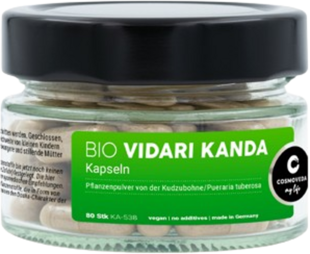 Organic Vidari Kanda Capsules, 80 Capsules