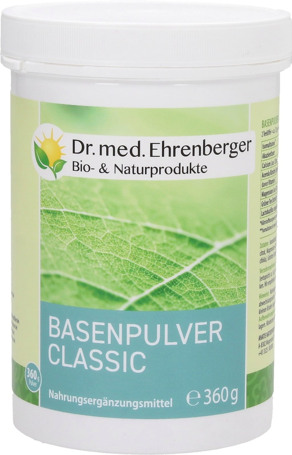 Dr. med. Ehrenberger Organic & Natural Products Classic Base Powder
