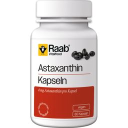 Raab Vitalfood GmbH Astaxantina - 60 cápsulas