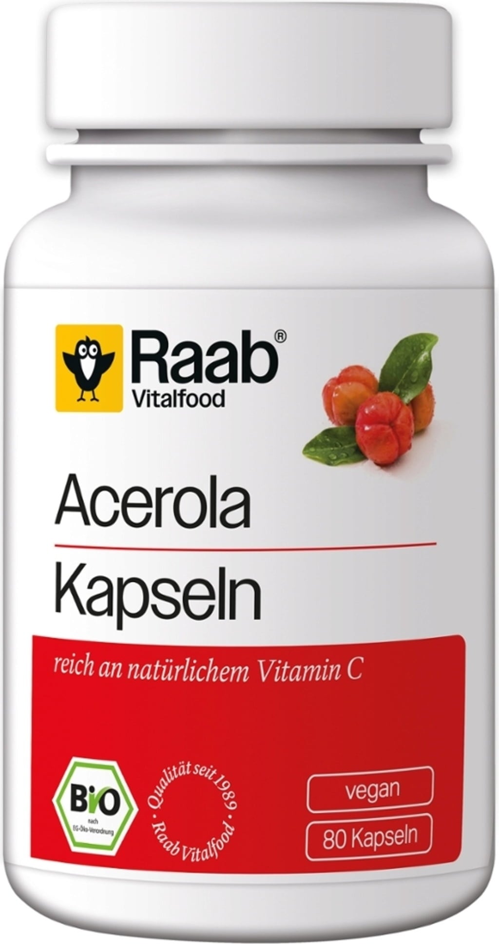 Raab Vitalfood Bio Acerola 500mg