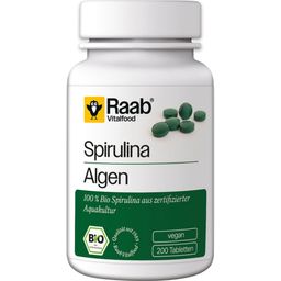 Raab Vitalfood GmbH Organic Spirulina Tablets - 200 Tablets