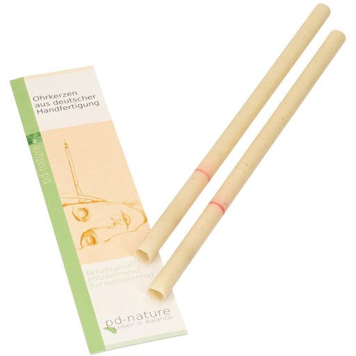 pd-nature Ohrkerzen, neutral - 2 Stk