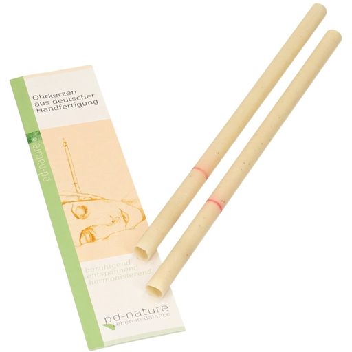 pd-nature Aroma Ear Candles, 2 Pack - Basil