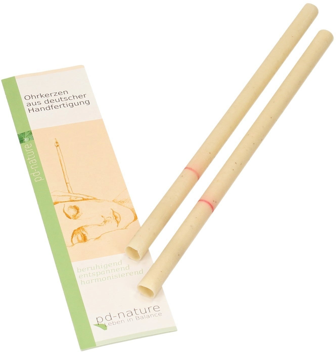pd-nature Aroma Ear Candles, 2 Pack - Basil