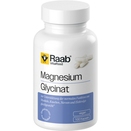 Raab  Vitalfood GmbH Glicynian magnezu - 100 Kapsułki