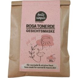 Masque Visage Zéro Déchet à l'Argile Rose - 120 g