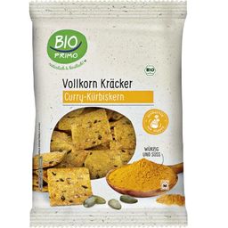 Bio teljes kiőrlésű kréker - Curry és tökmag - 175 g