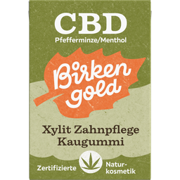 CBD Pfefferminze/Menthol Xylit Zahnpflege Kaugummi  - 28 g