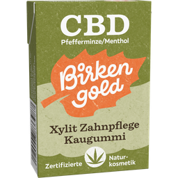 CBD Pfefferminze/Menthol Xylit Zahnpflege Kaugummi  - 28 g