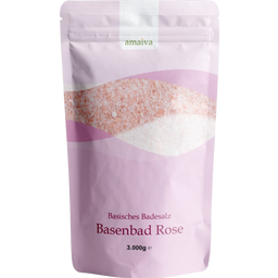 Basisches Badesalz - Basenbad Rose - 3.000 g