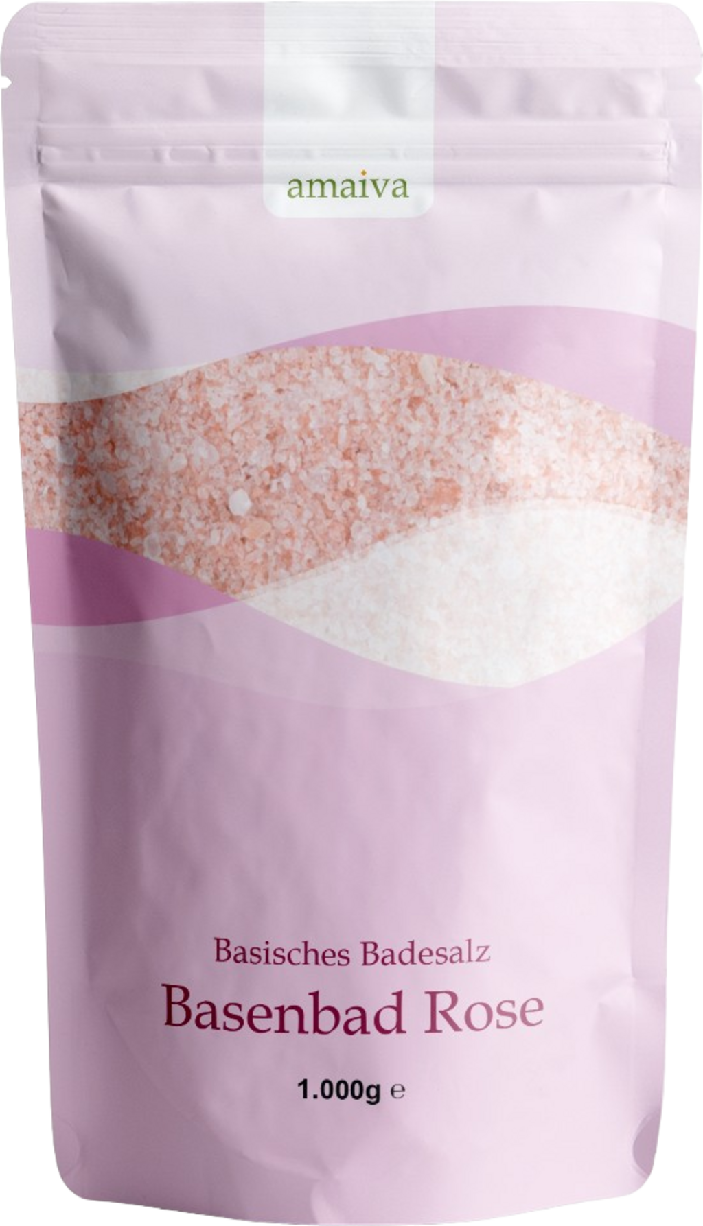 Basisches Badesalz - Basenbad Rose, 1.000 g