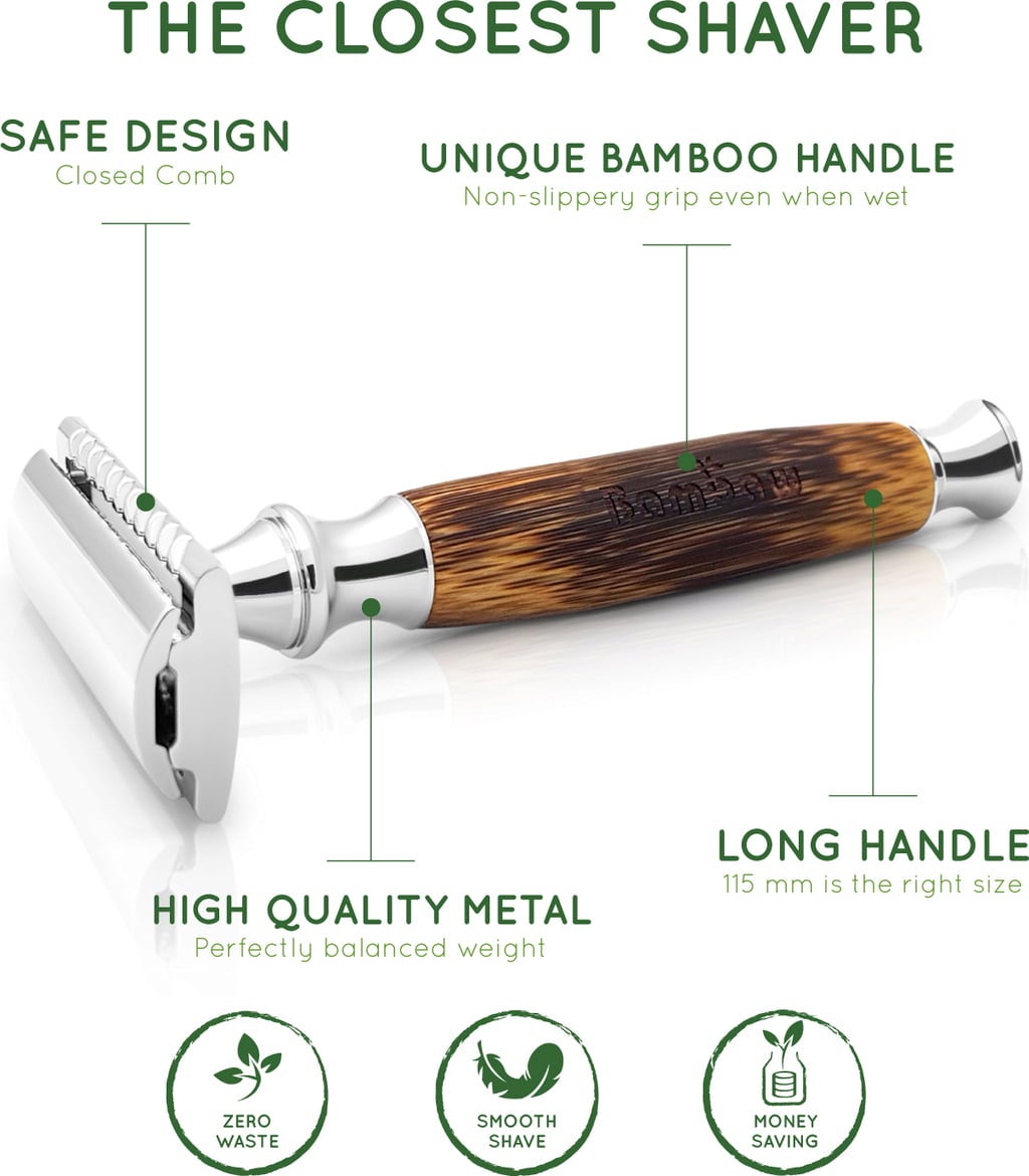 Bambaw Bamboo Safety Razor - 1 Pc