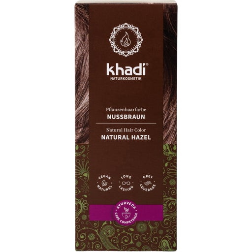 Khadi Pflanzenhaarfarbe Nussbraun - 100 g