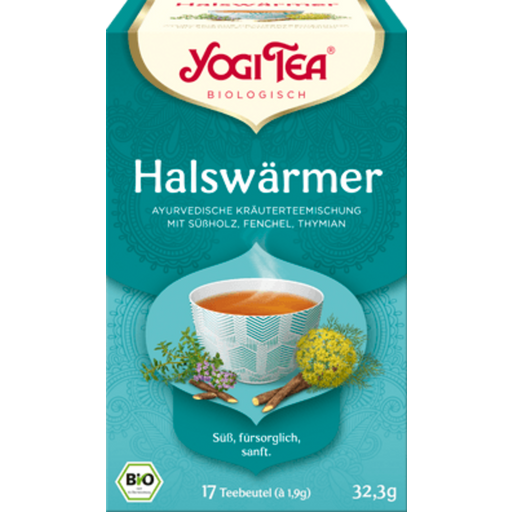 Yogi Tea Био чай за затопляне на гърлото - Опаковка 