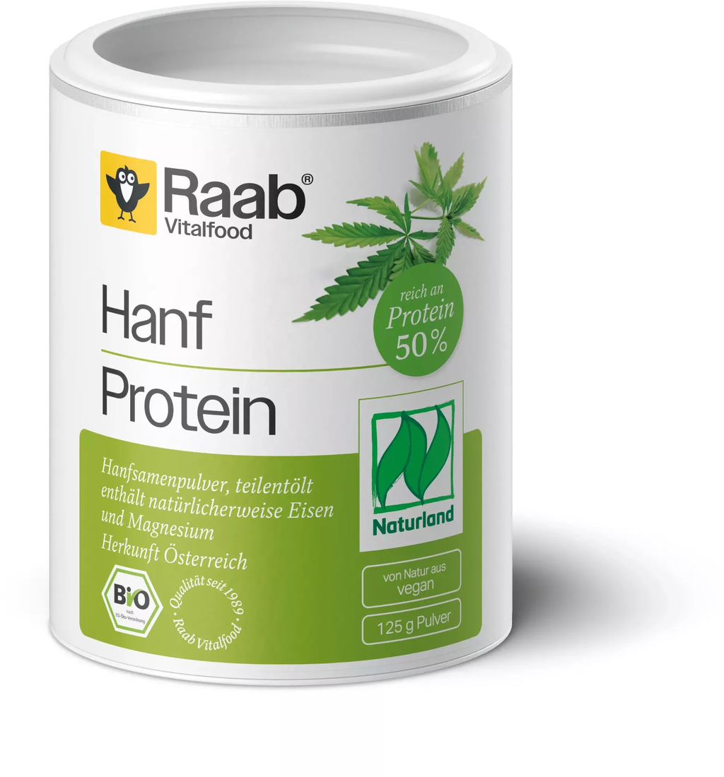 Hanfprotein Pulver Bio, 125 g