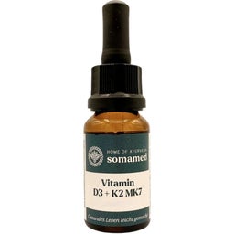 Home of Ayurveda somamed Vitamin D3 + K2 MK7 Drops - 15 ml