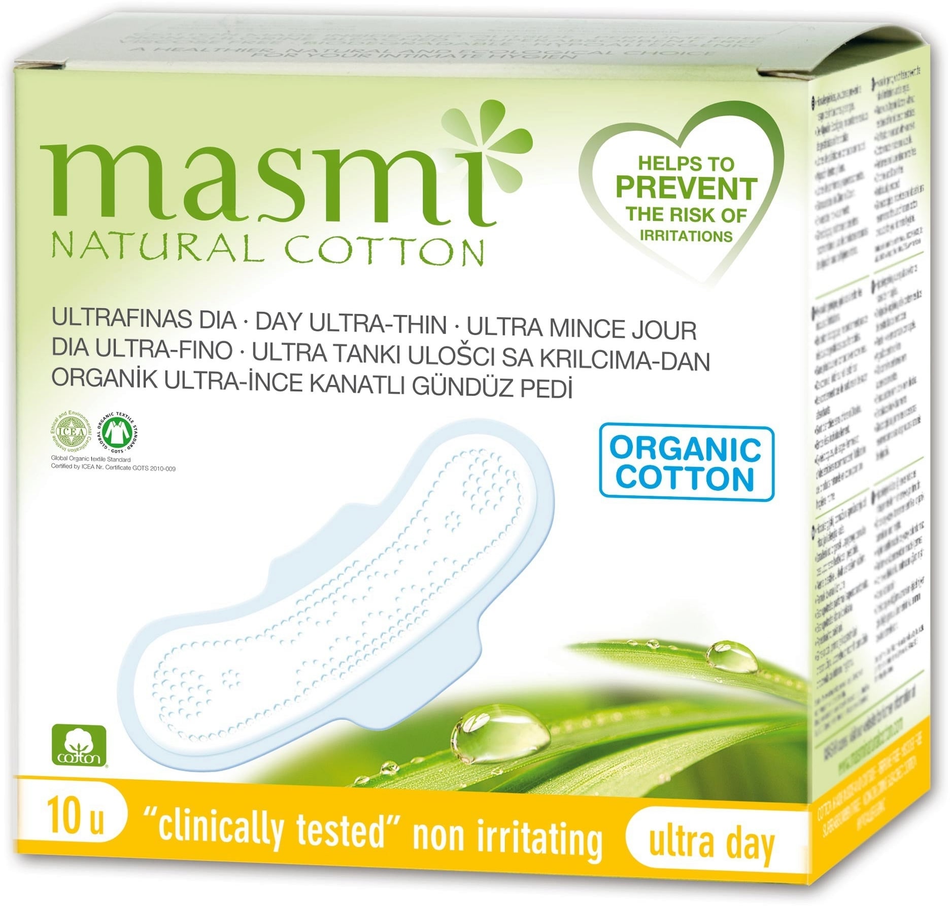 Ultra-Thin Pads with Wings, day (10 stk)