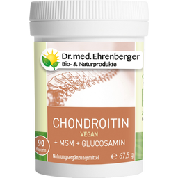 Dr. med. Ehrenberger Organic & Natural Products Chondroitin + MSM + Glucosamine - 90 Capsules