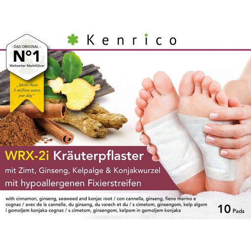 WRX-2i Kräuterpflaster mit Zimt, Ginseng, Kelpalge & Konjakwurzel - 2 Stück - Probepackung
