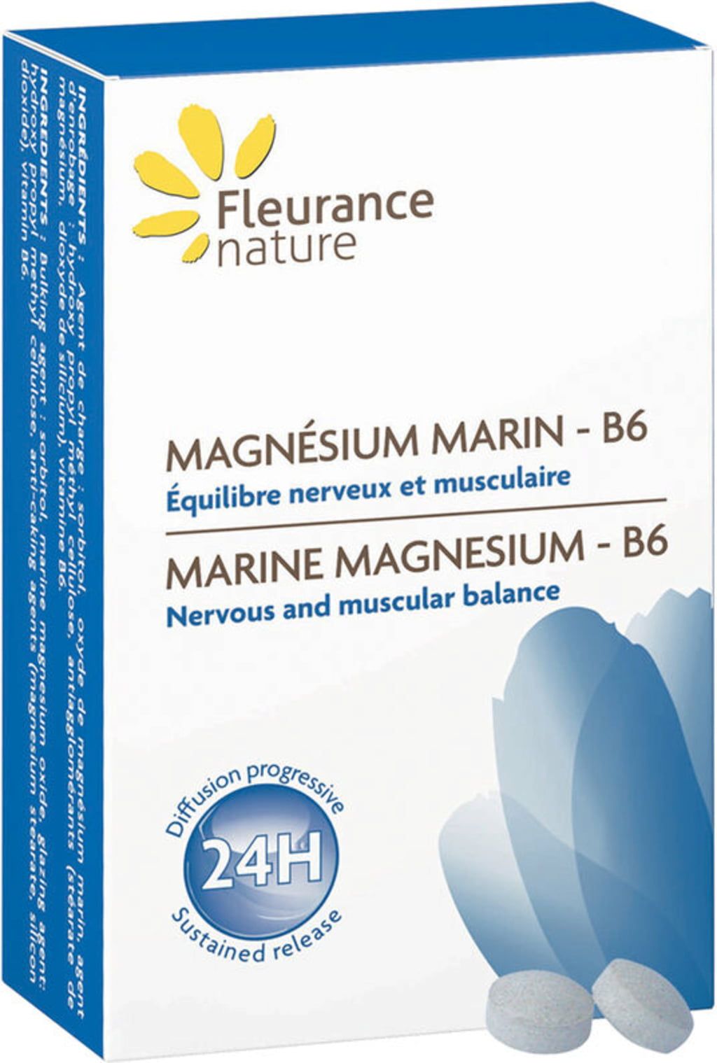 Fleurance Nature Magnésium Marin - B6, 60 comprimés - Ayurveda 101 ...