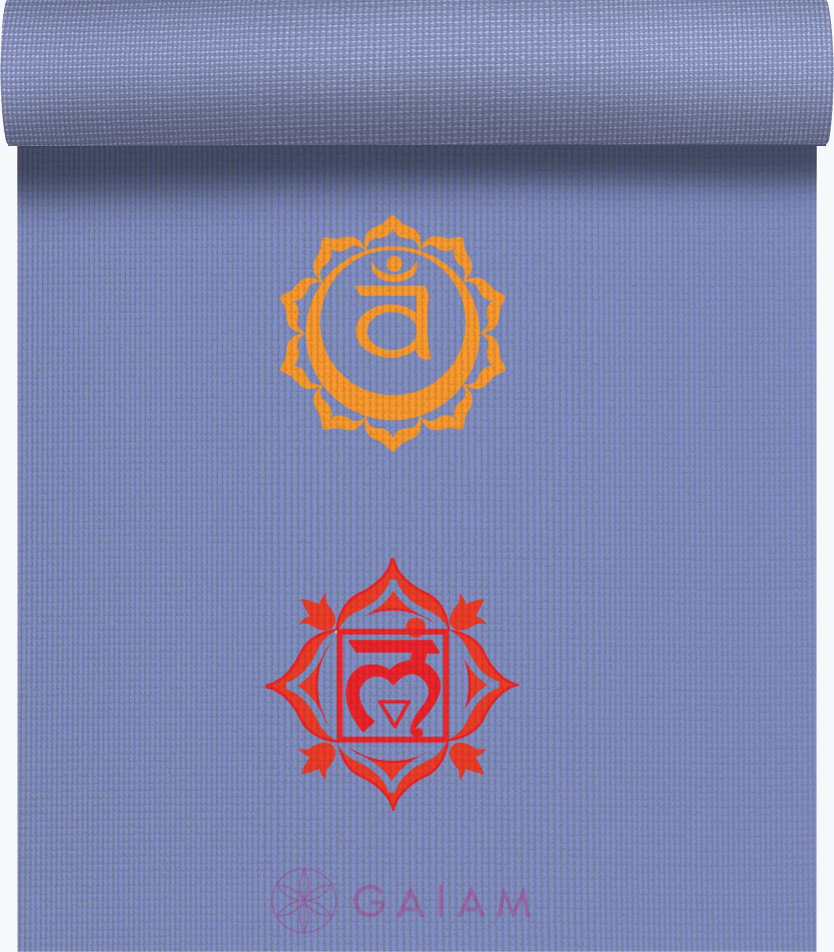 Custom Chakra Yoga Mat Runner by Yoga Comfort Co.