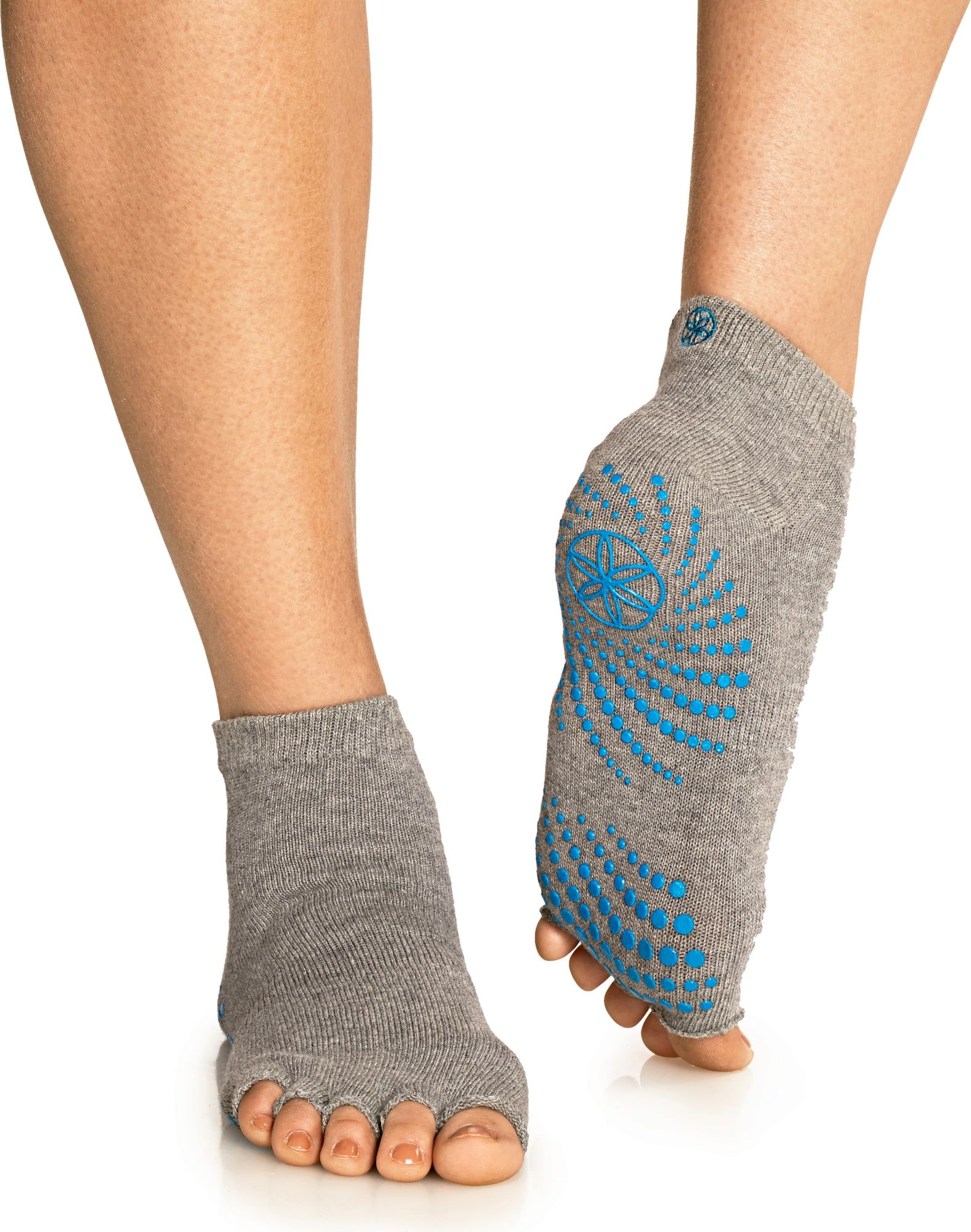  Gaiam Yoga Barre Socks - Grippy Non Slip Sticky Toe